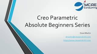 Creo Parametric - Absolute Beginners Lesson 4 Tutorial - Help