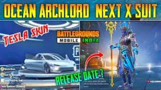 HOW TO GET OCEAN ARCHLORD X-SUIT IN FREE | BATTLEGROUNDS MOBILE INDIA | BGMI TESLA CAR