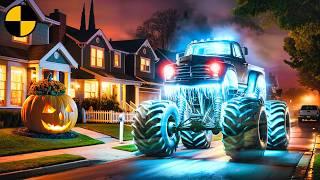 GHOST MONSTER TRUCK - BeamNG.drive Halloween Stories