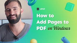 How to Add Pages to PDF on Windows | UPDF