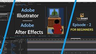 Alif Laila - 2D animation for Beginners (Episode-2) | Illustrator & After Effects Animation Tutorial