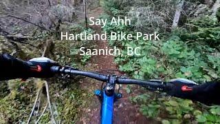 Say Ahh at Hartland Bike Park, Saanich, BC