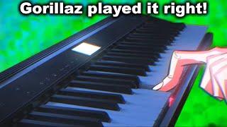 They Animated the Piano Correctly!? (Gorillaz Tranz)