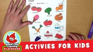 Food Activity for Kids | Maple Leaf Learning Playhouse