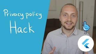 Flutter Privacy Policy Made Easy | Markdown and Dialog