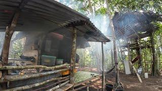 BARU! PERTAMA MASAK DI HUTAN SHELTER DAPUR ALAM WIRTA KUNIL KUNIL