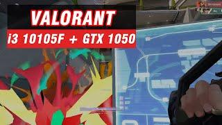 Valorant - GTX 1050 2GB DDR5 + i3 10105F | 1080p #Valorant (2024)