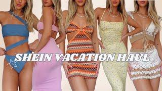 HUGE Shein Vacation Haul | Bikinis, Dresses, Cover-Ups, Sunglasses, Jewelry & more! (Unsponsored)