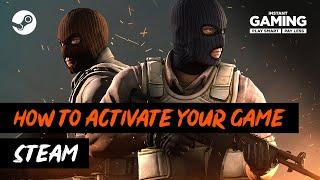 How to activate your game on Steam