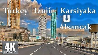Driving in Turkey  Izmir | 4K - HDR  60 fps