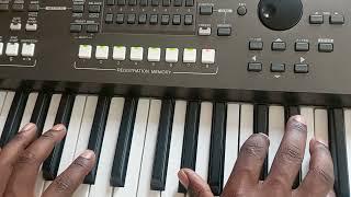 How to make a beat using piano psr s670.