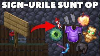 MINECRAFT DAR SIGN-URILE SUNT OP!