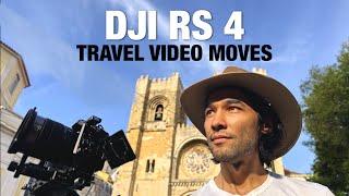 Travel Video Gimbal Moves with DJI RS 4 [Whip Pan, Vertical Mode, Joystick Zoom, Running]