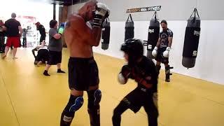 Sparring with Donald Cerrone at Brunsons MMA and Fitness