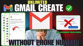 How to Create Unlimited Gmail Account without phone number verification-Unlimited Gmail | Unlock