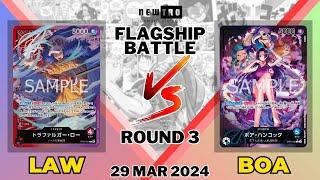 One Piece TCG Flagship Battle : LAW VS BOA (Round 3)