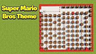 Super Mario Bros Theme Note Blocks Tutorial