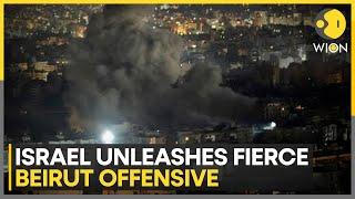 Israel-Hezbollah War: Israeli Forces Launch Intense Airstrikes On Hezbollah Strongholds | WION