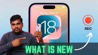 iOS 18 Update Features in Tamil _iOS -யில் Call Recording  #ios18