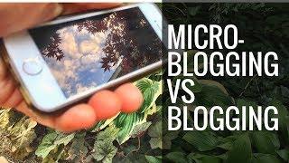 Micro-Blogging VS Blogging