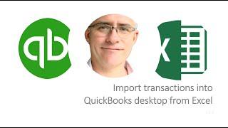 Import transactions into QuickBooks from Excel