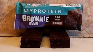 #Taste-Test- MyProtein Brownie Bar  Chocolate 