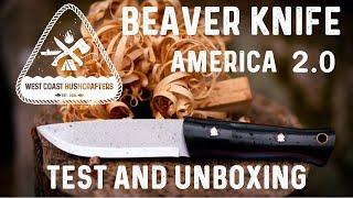 The BEAVER KNIFE Bushcraft America 2.0 in CPM3V!