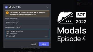Modals for Discord bots! [interactions.py ep4]