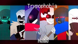 Trypophobia Animation Meme【Anti - Hero - Sans】Cringe + Bad Idea - Loop -