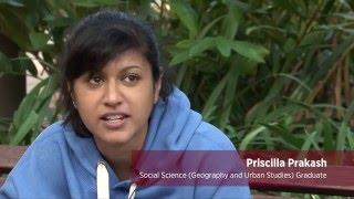 Why study Social Sciences at Western: Priscilla's Testimonial