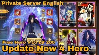 Update New Hero Nindo Firewill English - Free Hero LR UR SSR 10 LV 200 + VIP + Equipment & More