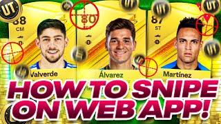 How To TRADE & SNIPE on EAFC 24 WEBAPP! How To Make Coins FAST EAFC 24!