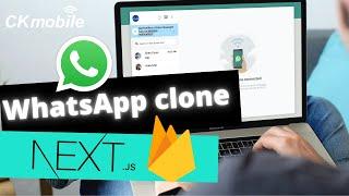 Let’s build a Whatsapp clone with Next.js and Firebase v9 in 2 hours