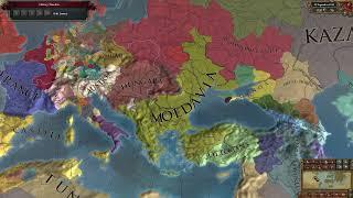 EU4 - Moldavia to Romania - Dracula's Revenge - Timelapse