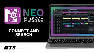 RTS NEO Intercom Management Suite software - Connect and Search