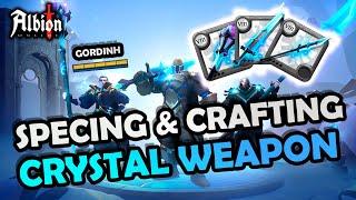 New CRYSTAL WEAPON UPDATE? Done! Crafting & Specing | Gordinh - ALBION ONLINE