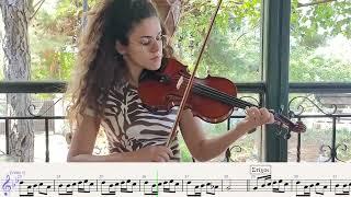 Ικαριώτικος - Γιάννης Πάριος (Violin cover with score)