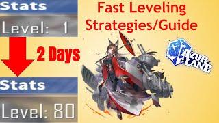Azur Lane Fast Leveling Strategies/Guide
