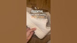 essential white basic shoes on Zalando (under 40€)