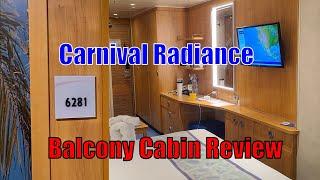 Carnival Radiance Balcony Cabin Tour 6281