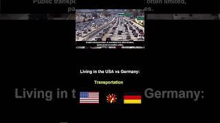 Living in the USA vs Germany #transportation