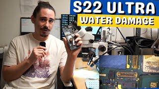 Samsung Galaxy S22 Ultra Water Damage Data Recovery - Motherboard Repair & Microsoldering