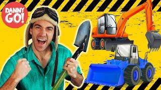 "Digging In The Dirt!" Construction Vehicles Dance  /// Danny Go! Movement Activity Songs for Kids
