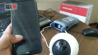 Cara mengkoneksikan cctv ezvize c6n ke hp android atau iphone