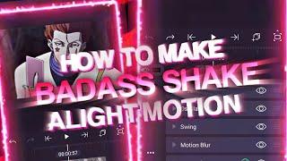 HOW TO MAKE SMOOTH BADASS SHAKE !!! Alight motion 4.0 | AMV TUTORIAL - AE inspired