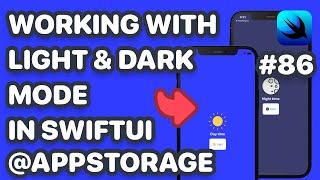 How To Switch To Dark Mode Using Picker and @AppStorage In SwiftUI (Dark Mode In SwiftUI)