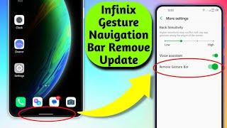 infinix gesture navigation bar remove update | infinix navigation button and gesture bar settings