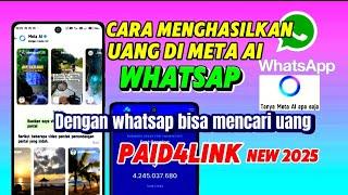 CARA MENGHASILKAN UANG DARI META AI WHATSAPP ll CARA INTERNET DAPAT PENGHASILAN