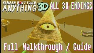 Please, Don't Touch Anything! 3D/VR - All 30 Endings Full Guide/Walkthrough (no commentary)