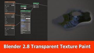 Blender 2.8 Tutorial : Transparent PBR Texture Painting